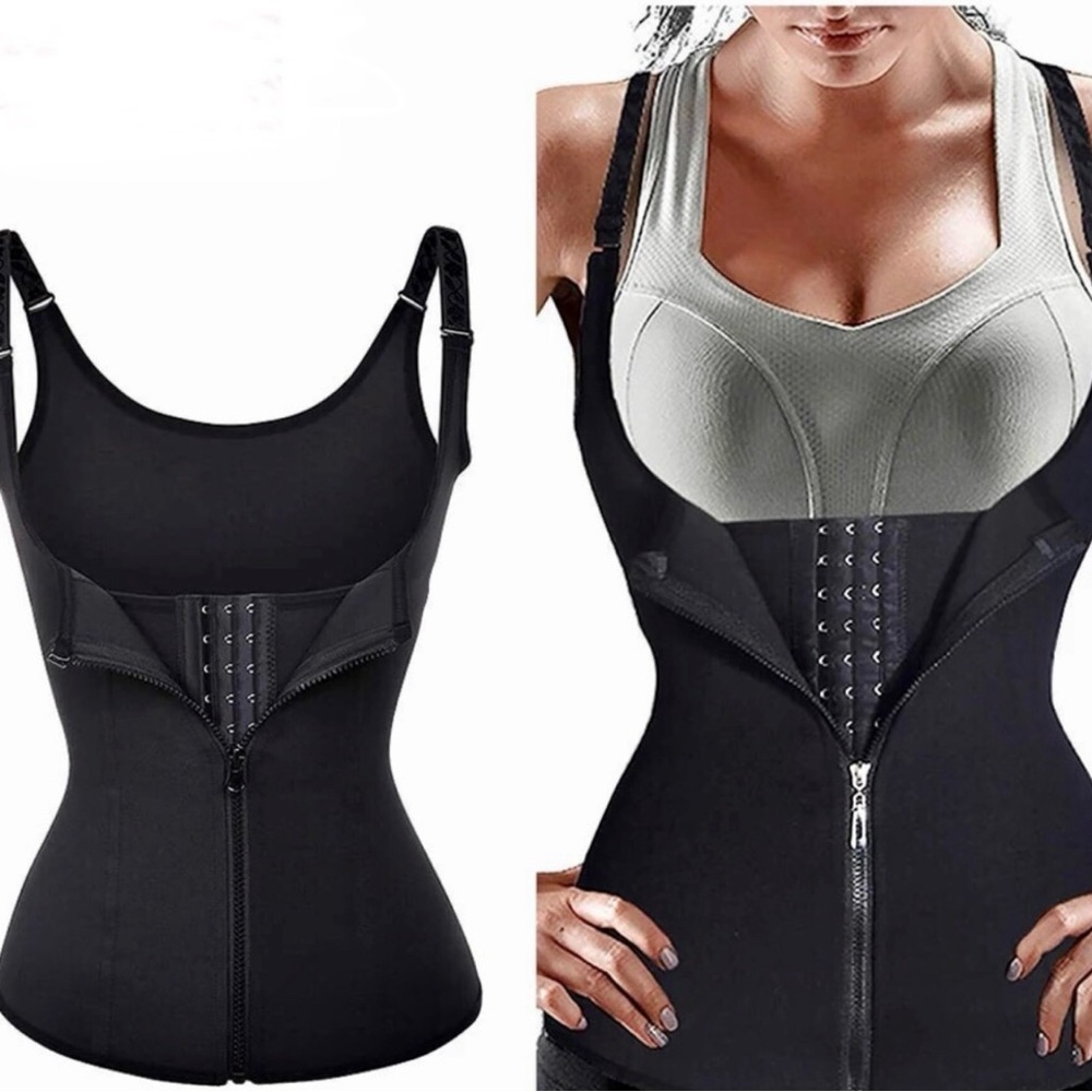 COPY - Body shaper waist trainer cincher vest black.  New in Package.